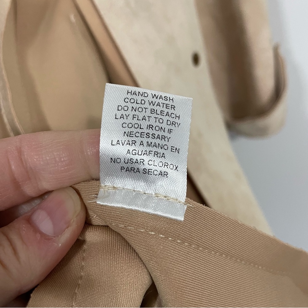 BLVD Vegan Suede Trench Coat - Picture 7 of 8